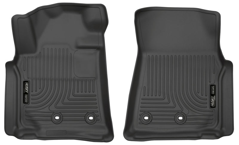 Lexus LX570 / 13-16 Weatherbeater Black Front Floor Liners — 13-16 Toyota Land Cruiser