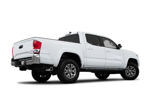 3.5L V6 Auto 4DR CC SB S-Type 2.5in Single Left Rear Exit 4in Tip Exhaust — 2016 Toyota Tacoma
