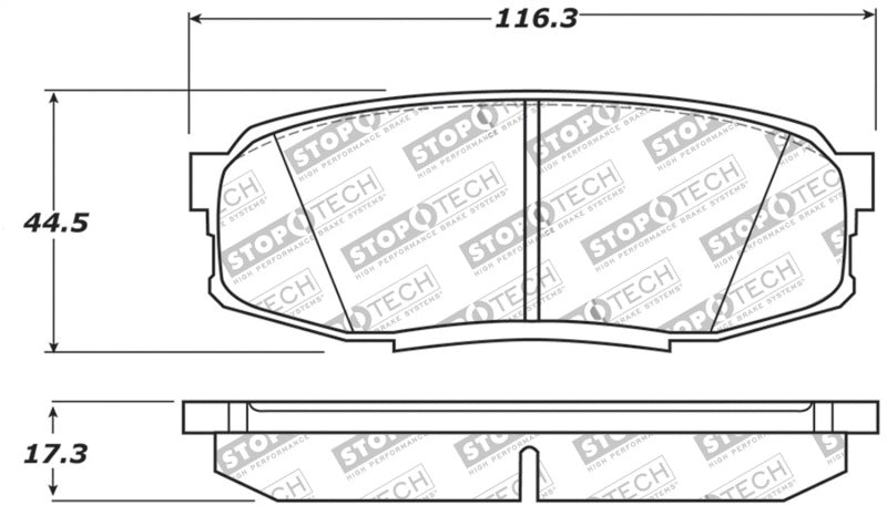 Performance Rear Brake Pads — 13-18 Toyota Land Cruiser