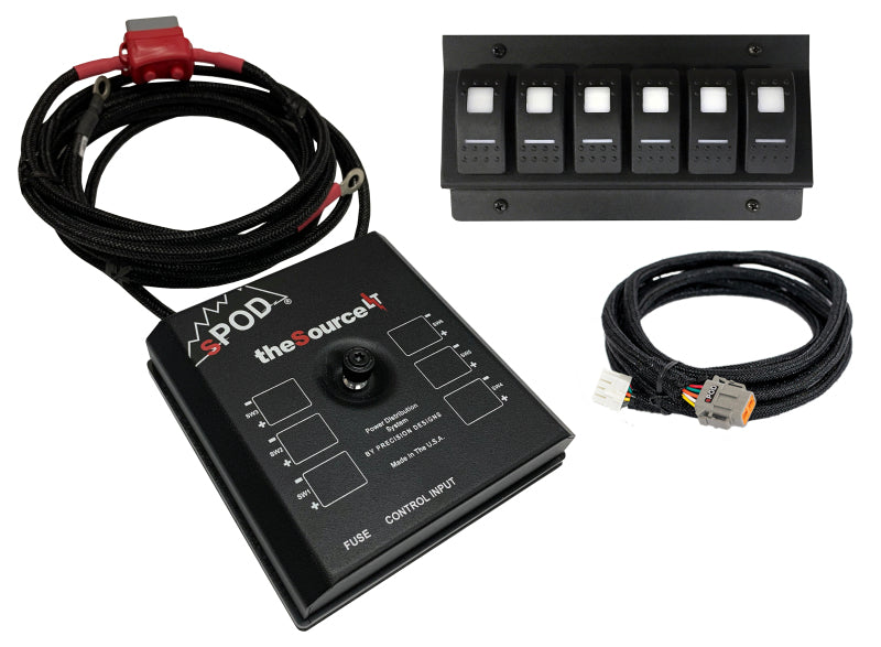 SourceLT w/ Green LED Switch Panel — 12-17 Toyota Tundra