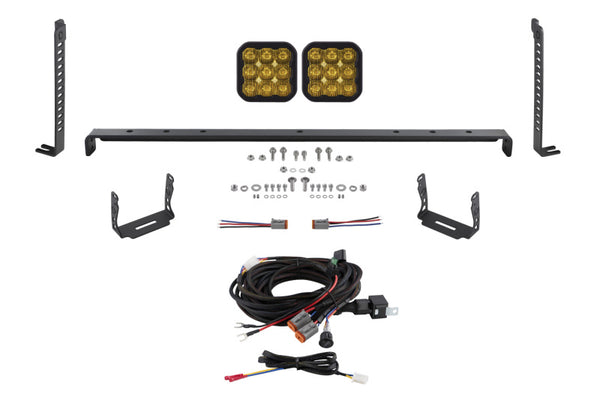 SS5 Stealth Grille LED 2-Pod Kit - Sport Yellow Driving — 14-23 Toyota 4Runner