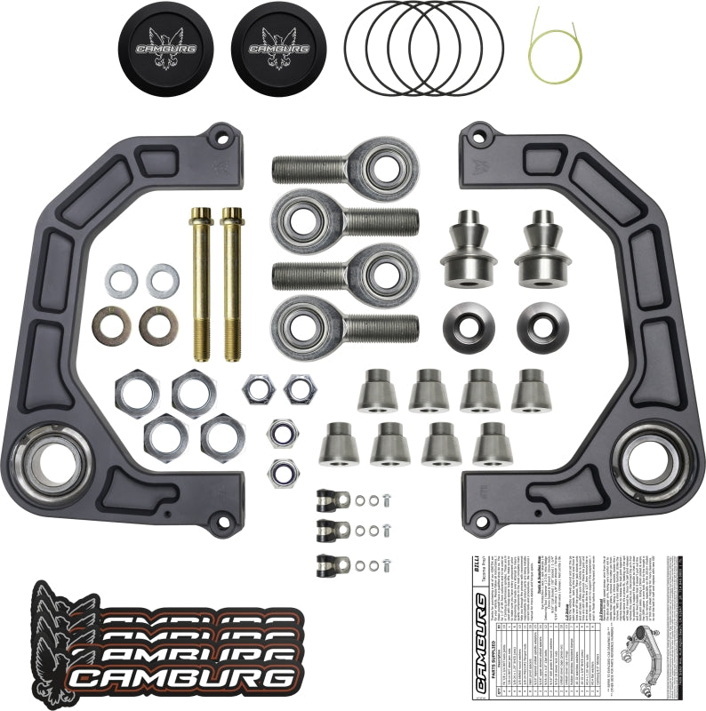 KINETIK V2 Billet Uniball Upper Arms — 05-23 Toyota Tacoma