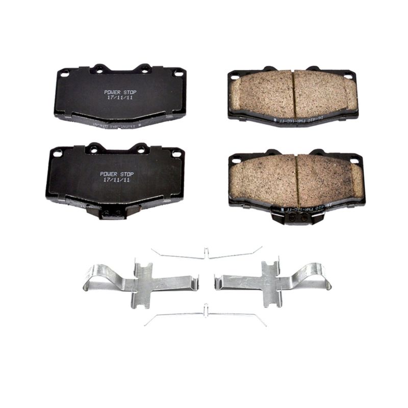 Z17 Evolution Ceramic Brake Pads w/Hardware Front — 88-91 Toyota 4Runner