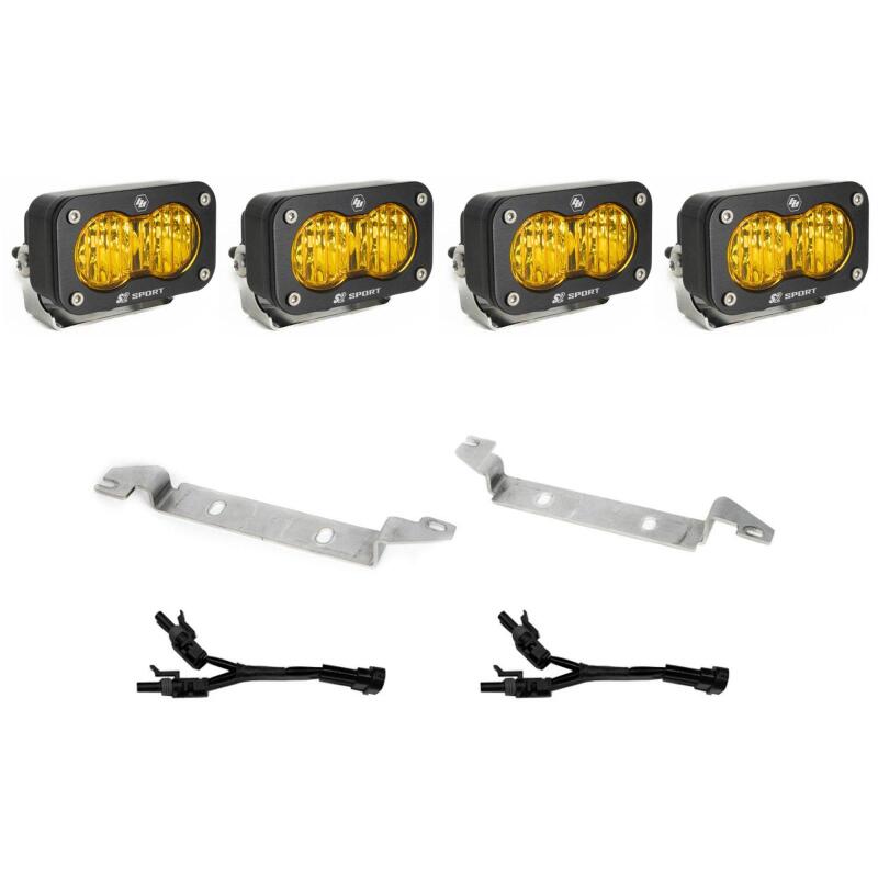 S2 Sport Fog Pocket Light Kit - Amber — 2025 Toyota 4Runner