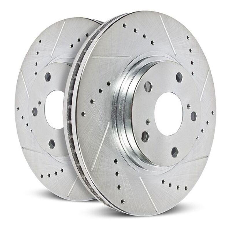 Drilled & Slotted Rotor (Pair) Front — 23-24 Toyota Sequoia