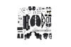 Summit Combar Kit Textured -17 ARB Fog Ii (Fit Kit NOT Included) — 2014 Toyota Tundra