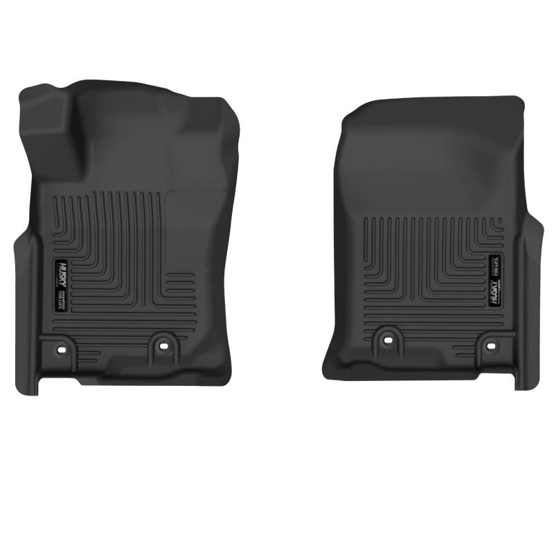 Lexus GX460 / 13-21 X-Act Contour Black Front Floor Liners — 14-21 Toyota 4Runner