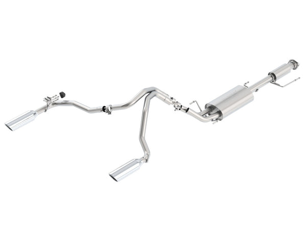 4.0L V6 Catback Exhaust Single Split Rear Exit — 07-09 Toyota FJ Cruiser