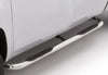 3in. Round Bent SS Nerf Bars Access Cab - Polished — 07-17 Toyota Tundra