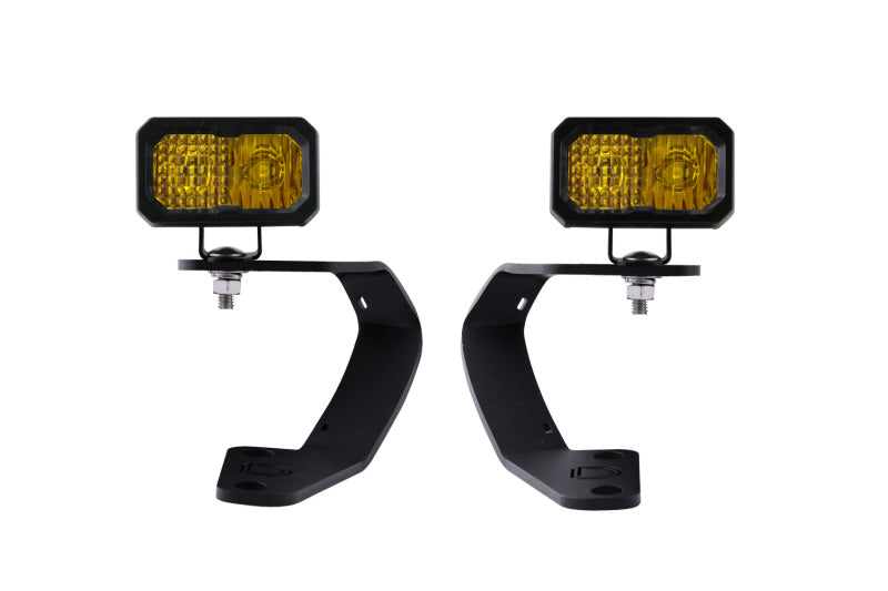 Stage Series 2in LED Ditch Light Kit - Sport Yellow Combo — 10-21 Toyota 4Runner