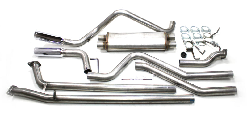 4.6L/4.7L/5.7L 409SS Pass Side Dual Exit Cat-Back Exhaust — 07-20 Toyota Tundra