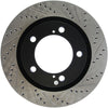 Front Left Slotted & Drilled Rotor — 07-09 Toyota Tundra