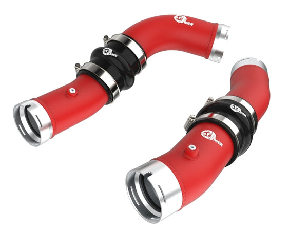 BladeRunner 2.5in & 3in Aluminum Hot & Cold Charge Pipe Kit - Red — 2024+ Toyota Tacoma