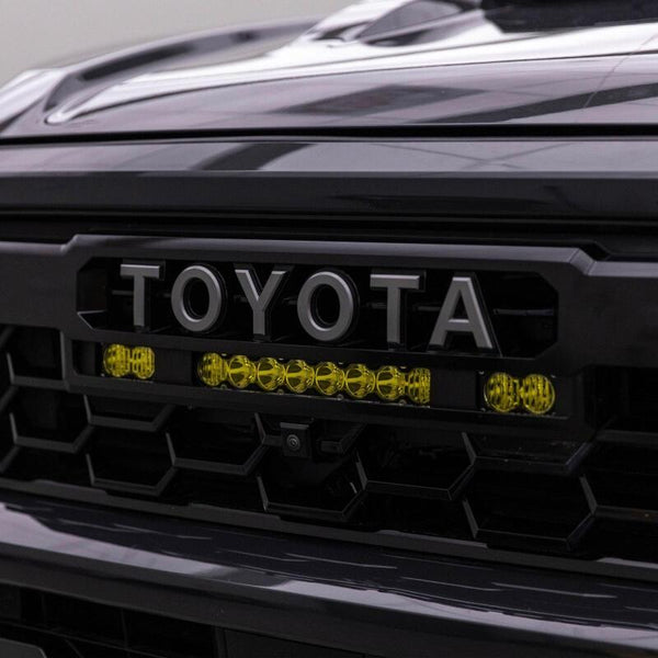(Incl. TRD Pro) 10in. S8/S2 Pro Grille Kit - Baja Amber — 2024+ Toyota Tacoma