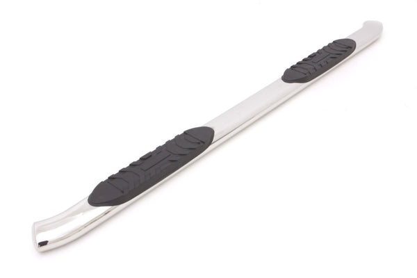 5in. Curved Oval SS Nerf Bars Access Cab - Polished — 05-17 Toyota Tacoma