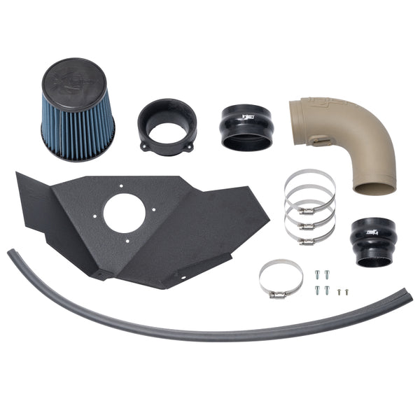 L4-2.4L Turbo Flat Dark Earth Power-Flow Air Intake System — 24-25 Toyota Tacoma