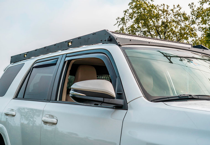 Premium Roof Rack - 42 In White Dual Row Spotam/Led Light Bar — 10-24 Toyota 4Runner