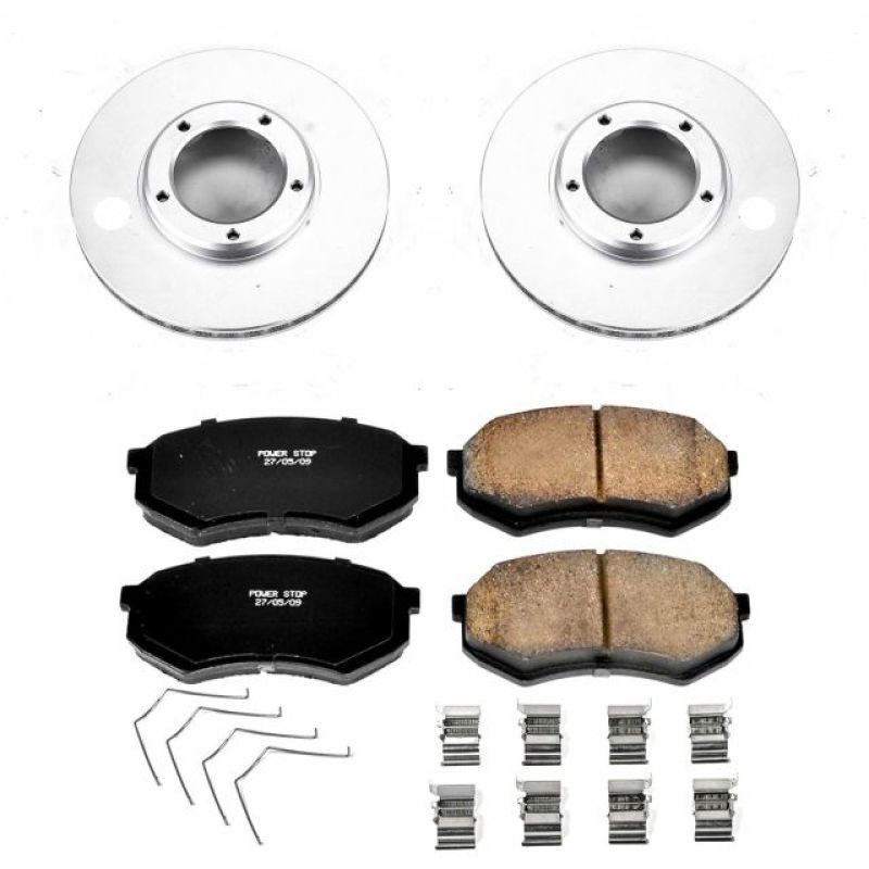Z17 Evolution Geomet Coated Brake Kit Front — 95-04 Toyota Tacoma
