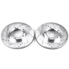 Evolution Drilled & Slotted Rotors Front - Pair — 95-04 Toyota Tacoma