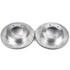 Evolution Drilled & Slotted Rotors Front - Pair — 96-02 Toyota 4Runner
