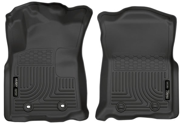 Auto Trans WeatherBeater Front Black Floor Liners — 2016 Toyota Tacoma