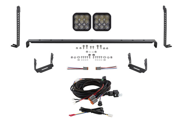 SS5 Stealth Grille LED 2-Pod Kit Sport - White Driving — 14-23 Toyota 4Runner