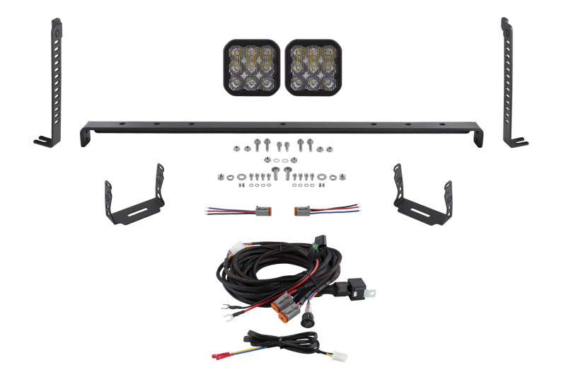 SS5 Stealth Grille LED 2-Pod Kit Sport - White Driving — 14-23 Toyota 4Runner