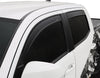 CrewMax Ventvisor Low Profile 4pc - Matte Black — 07-21 Toyota Tundra