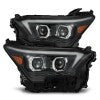 LUXX-Series LED Proj Headlights Blk w/Actv Light & Seq. Sig + DRL — 23-24 Toyota Tacoma