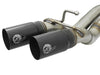 Rebel Exhausts Cat-Back SS 16 V6-3.5L w/ Black Tips — Toyota Tacoma