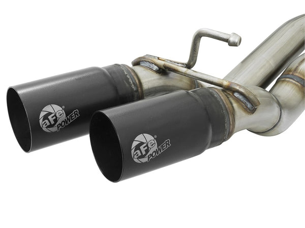 Rebel Exhausts Cat-Back SS 16 V6-3.5L w/ Black Tips — Toyota Tacoma