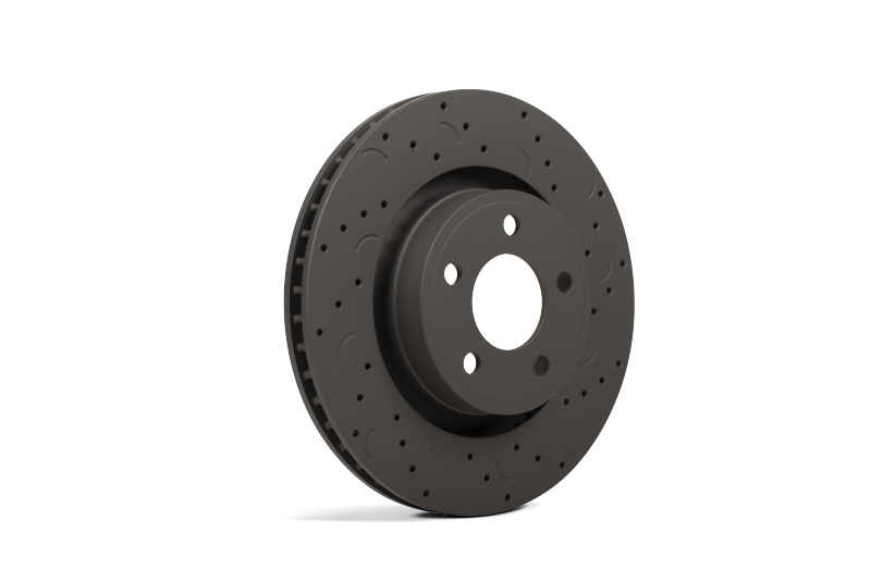 Talon 5 Lugs Drilled and Slotted Front Brake Rotor Set — 2005 Toyota Tacoma