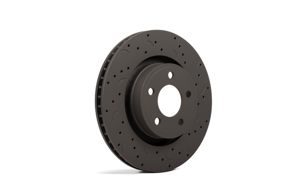 Talon Drilled and Slotted Front Brake Rotor Set — 2016 Toyota Land Cruiser
