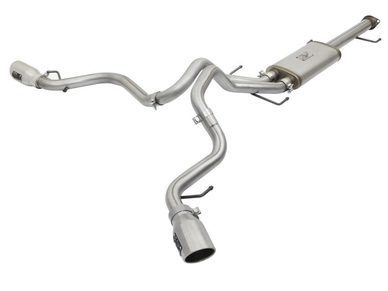 MACH Force-Xp 3in - 2.5in SS Cat-Back Dual Exhaust w/Polished Tips — 07-14 Toyota FJ Cruiser