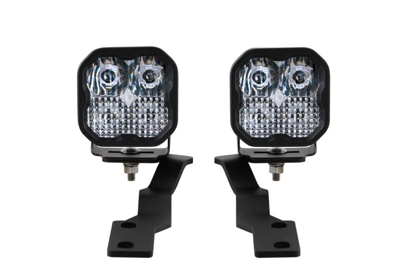 Pro SS3 LED Ditch Light Kit - White Combo — 16-21 Toyota Tacoma