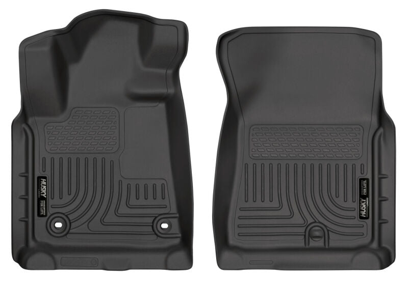 Weatherbeater Black Front Floor Liners — 12-13 Toyota Tundra