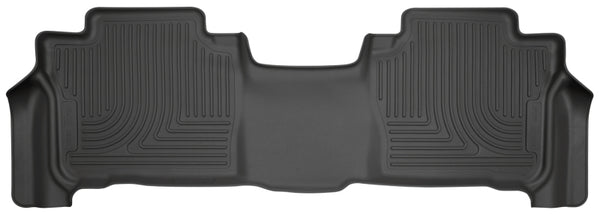 Lexus LX570 / 13-16 WeatherBeater 2nd Row Black Floor Liners — 13-16 Toyota Land Cruiser