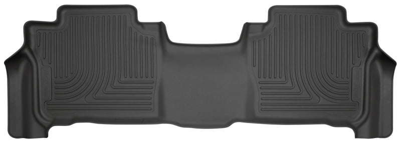 Lexus LX570 / 13-16 WeatherBeater 2nd Row Black Floor Liners — 13-16 Toyota Land Cruiser