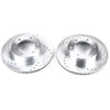 Evolution Drilled & Slotted Rotors Front - Pair — 96-02 Toyota 4Runner