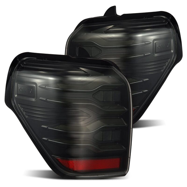 LUXX LED Taillights Alpha Blk w/Activ Light/Seq Signal — 10-21 Toyota 4Runner