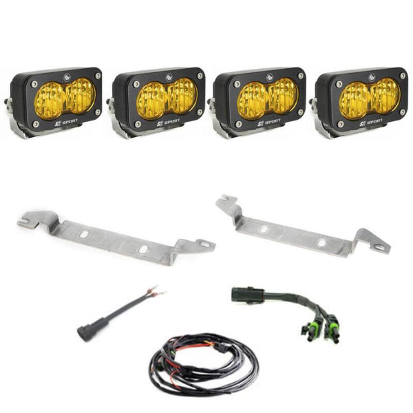S2 Sport Fog Pocket Kit - Baja Amber — 2023+ Toyota Sequoia
