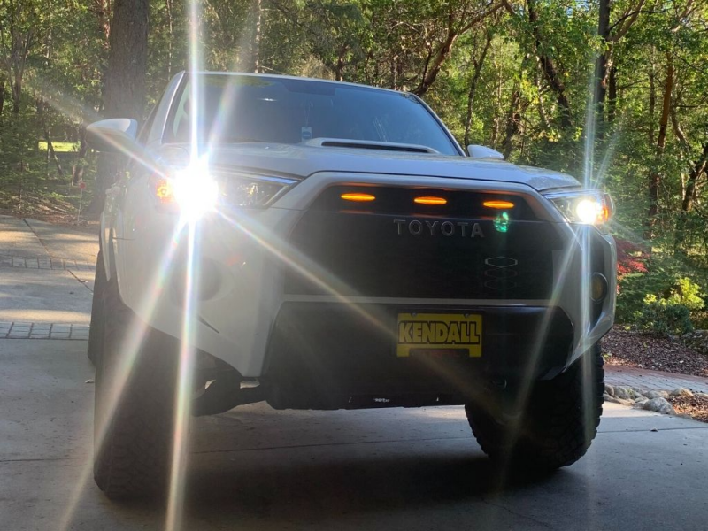 Grille Raptor LED Light Kit - Amber With Add A Fuse — 14-24 Toyota 4Runner