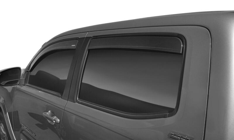 DC In-Channel Mount Ventvisor Low Profile (4pc) - Smoke — 16-23 Toyota Tacoma