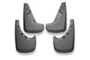 CC/DC (w/Factory Flares) Front & Rear Mud Guards - Black — 2024 Toyota Tacoma