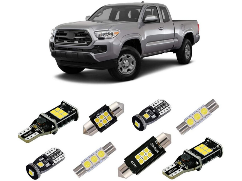9-Piece Interior Led Light Kit — 2016-2023 Toyota Tacoma