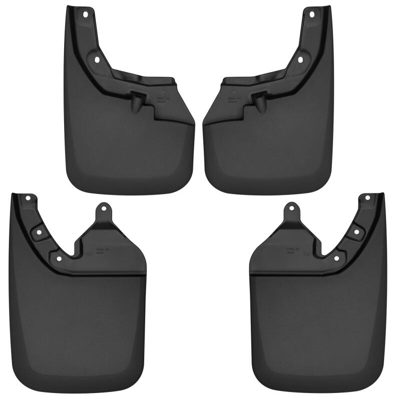 OE Fender Flares Front and Rear Mud Guards - Black — 16-22 Toyota Tacoma