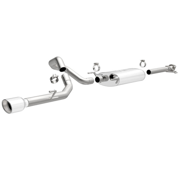 V6 4.0L Single Straight P/S Rear Exit SS Cat Back Performance Exhaust — 12-14 Toyota 4Runner