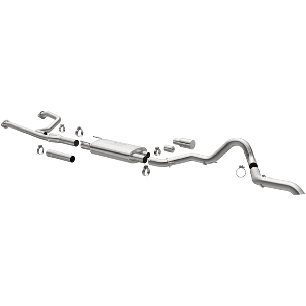 Overland Series 3in Single Straight Passenger Side Rear Cat-Back Exhaust — 22+ Toyota Tundra