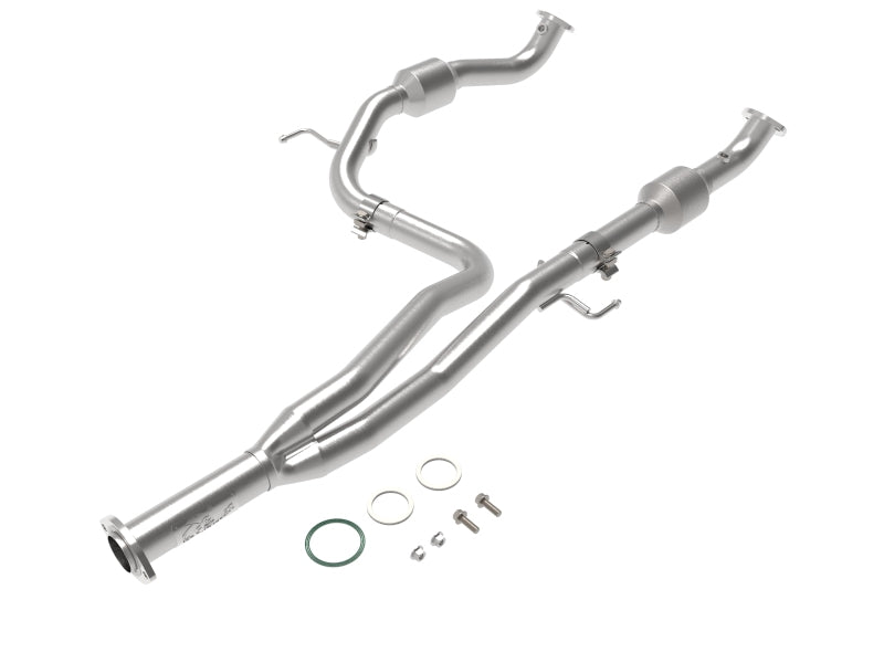Twisted Steel Y-Pipe w/ Cat SS V6 3.5L (4WD Only) — 16-20 Toyota Tacoma