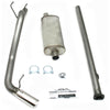 Pre Runner 3.4L 409SS Pass Side Single Exit Cat-Back Exhaust — 95-99 Toyota Tacoma